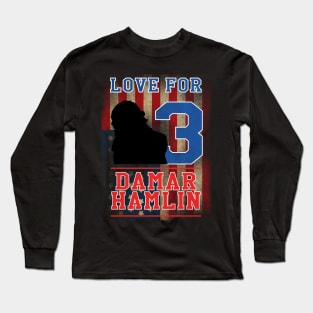 Love for 3 Damar Hamlin man Long Sleeve T-Shirt